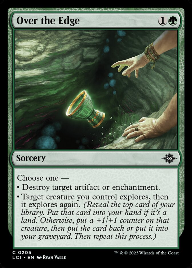 Over the Edge card front
