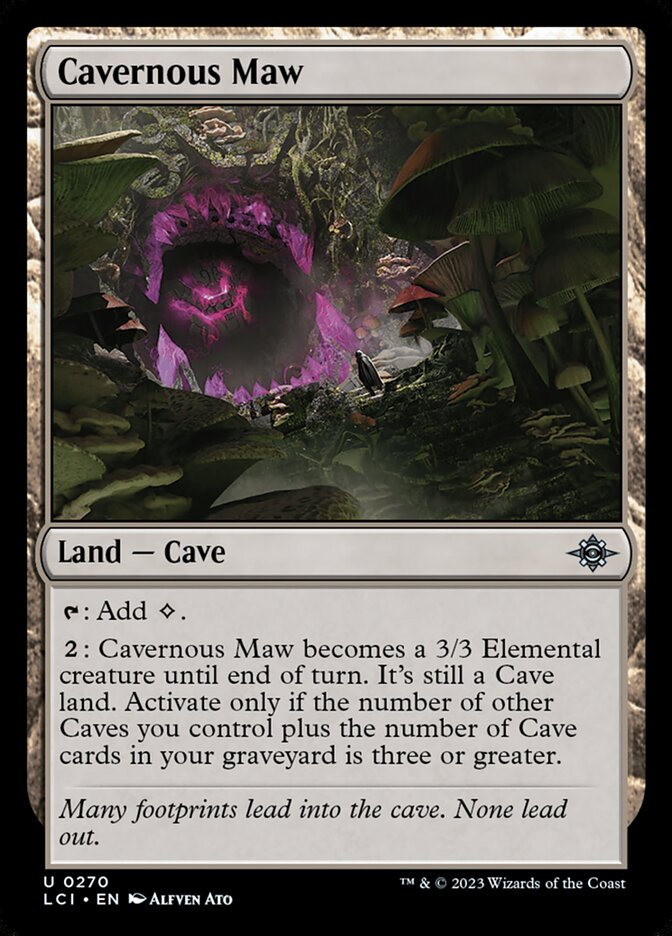 Cavernous Maw card front