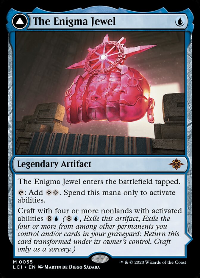 The Enigma Jewel card front