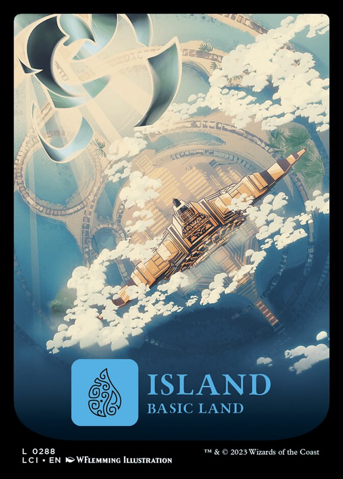 Island card front