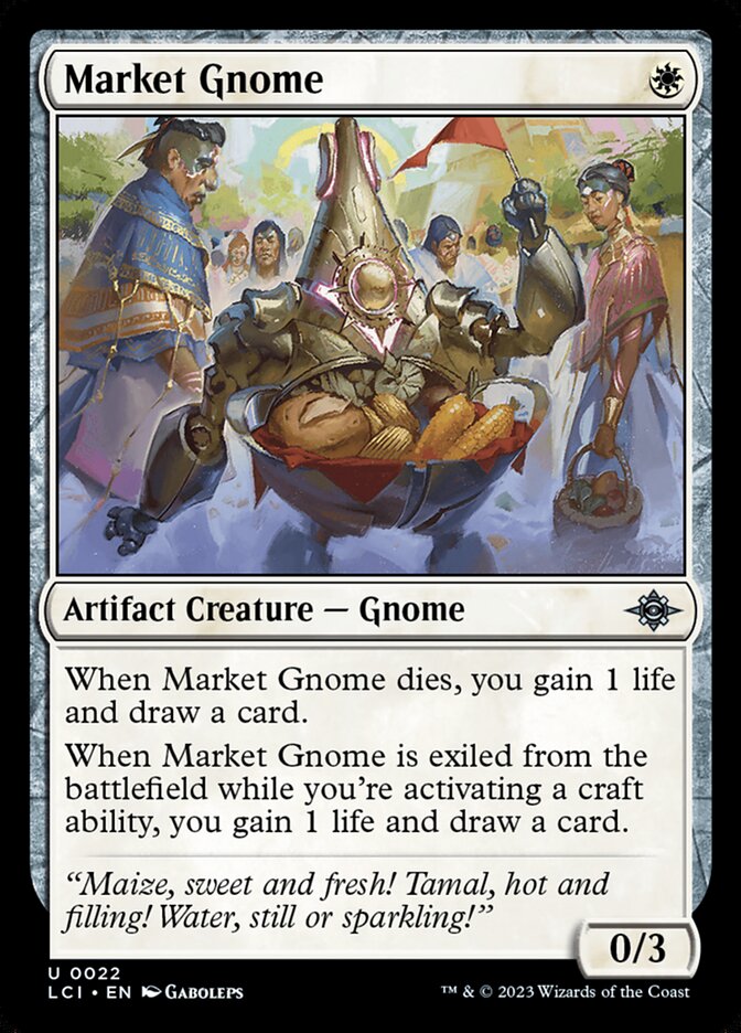 Market Gnome card front