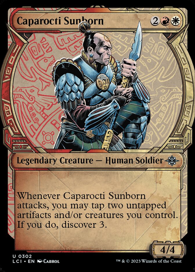 Caparocti Sunborn card front