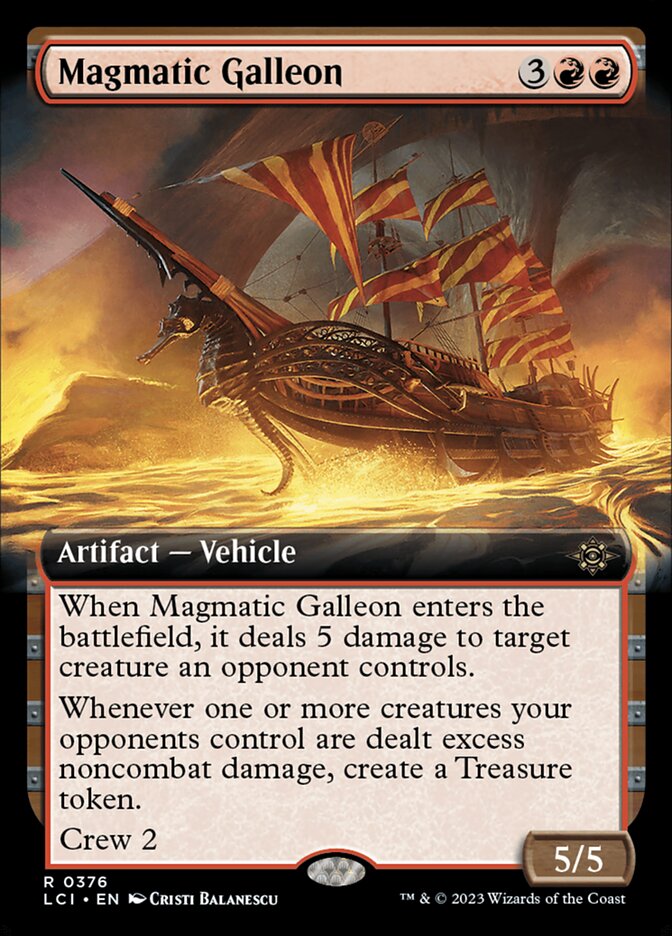 Magmatic Galleon card front