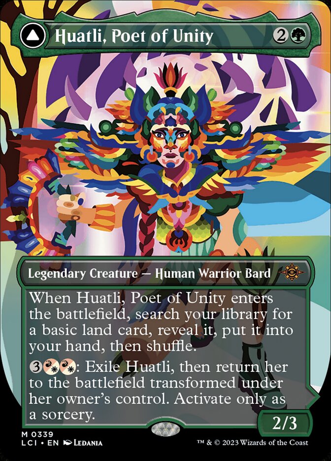 Huatli, Poet of Unity card front