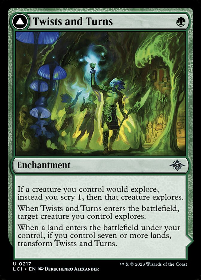Twists and Turns card front
