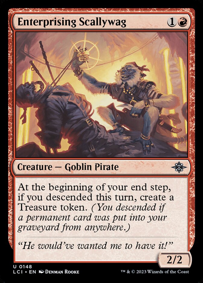 Enterprising Scallywag card front