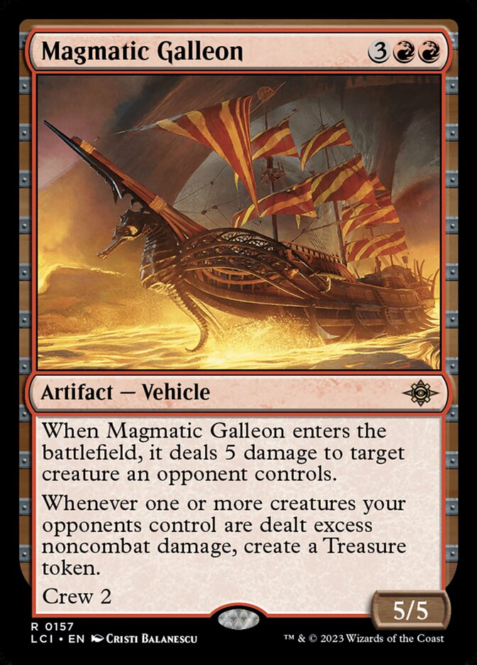 Magmatic Galleon card front