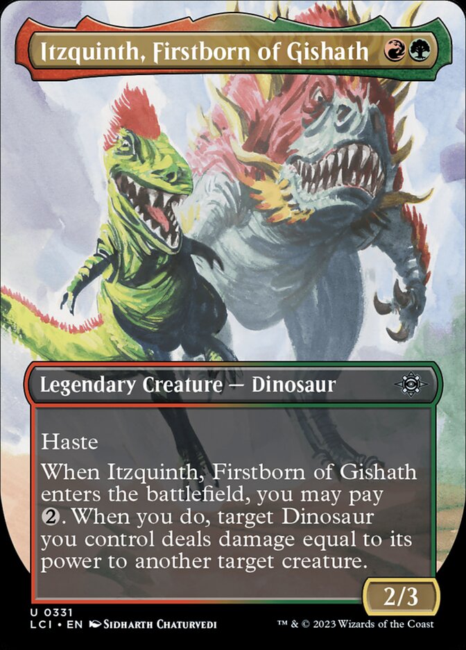 Itzquinth, Firstborn of Gishath card front