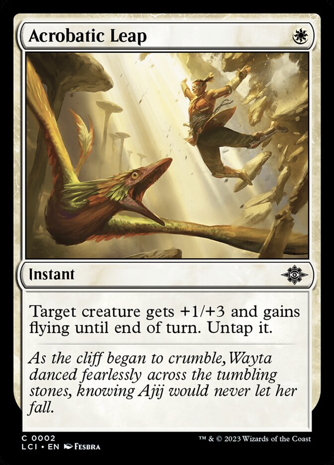 Acrobatic Leap card front