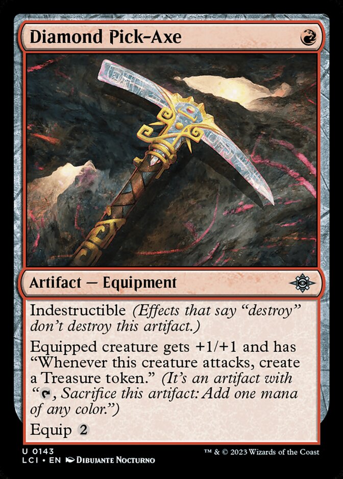 Diamond Pick-Axe card front