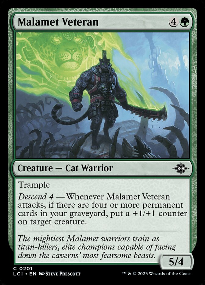 Malamet Veteran card front