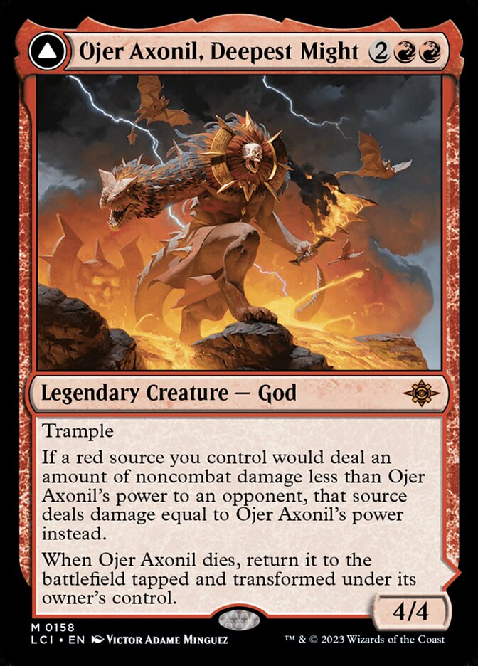 Ojer Axonil, Deepest Might card front
