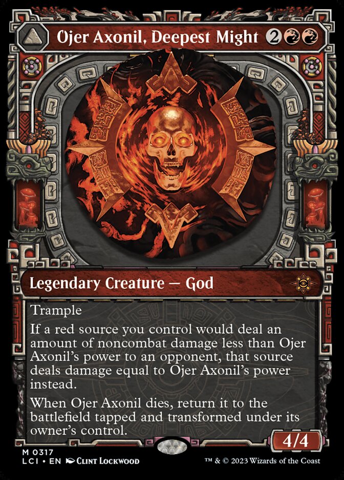 Ojer Axonil, Deepest Might card front