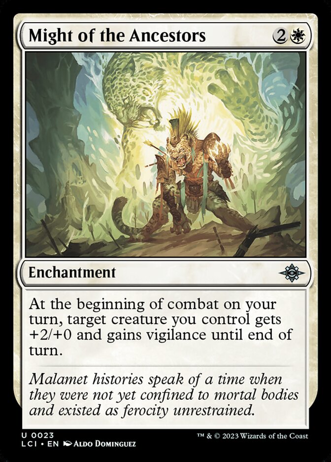 Might of the Ancestors card front