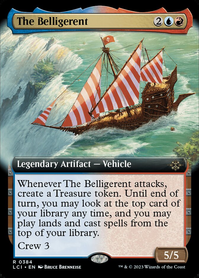 The Belligerent card front