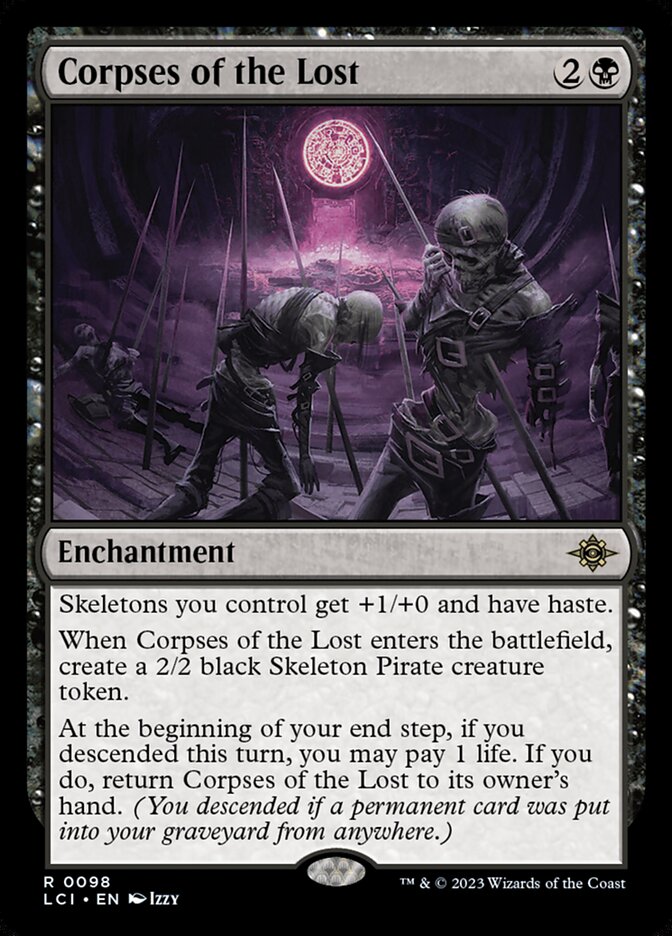 Corpses of the Lost card front