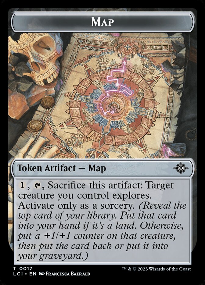 Map card front