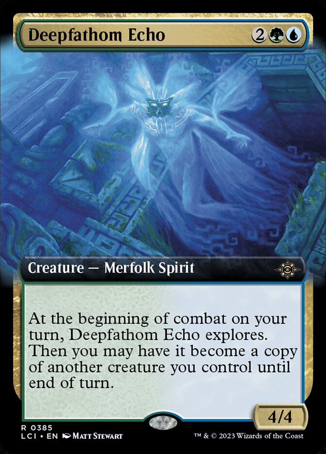Deepfathom Echo card front