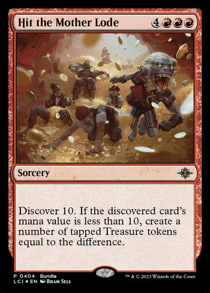 Hit the Mother Lode card front