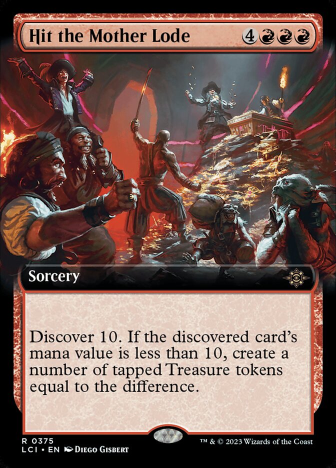 Hit the Mother Lode card front