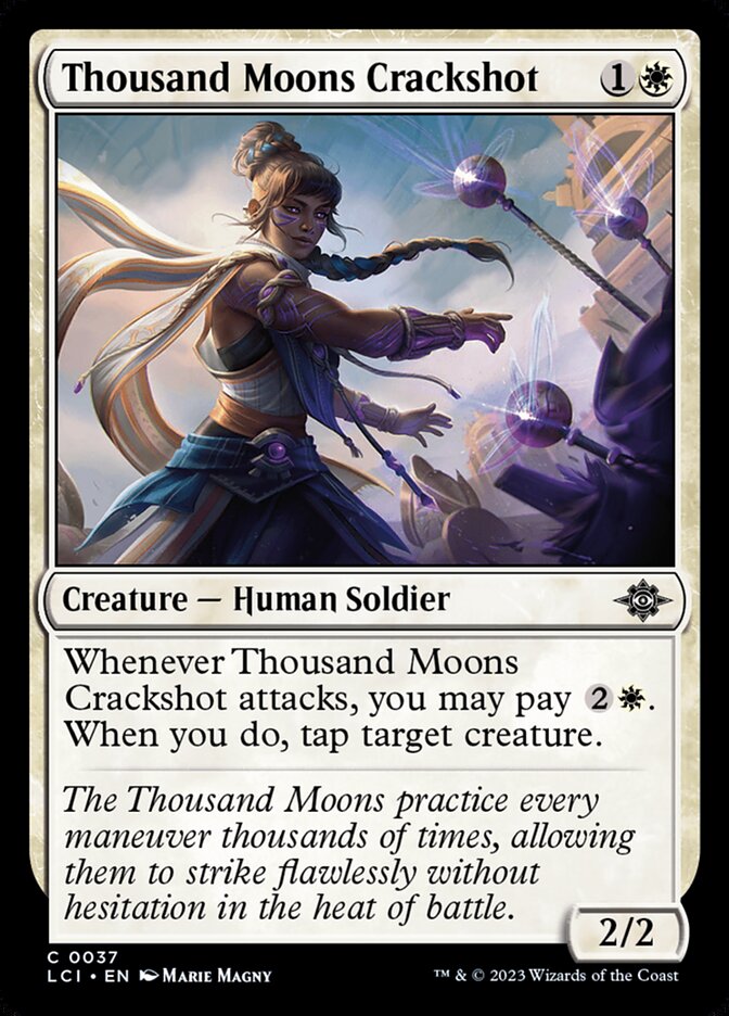 Thousand Moons Crackshot card front