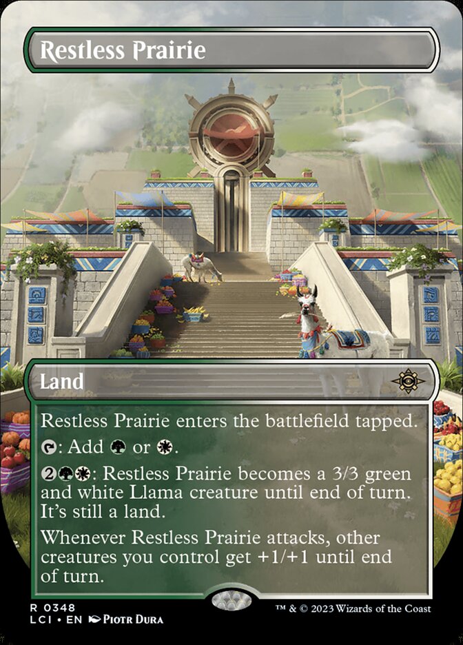 Restless Prairie card front
