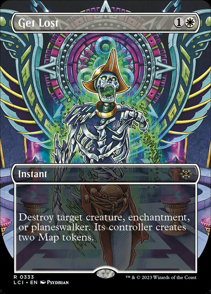 Get Lost card front