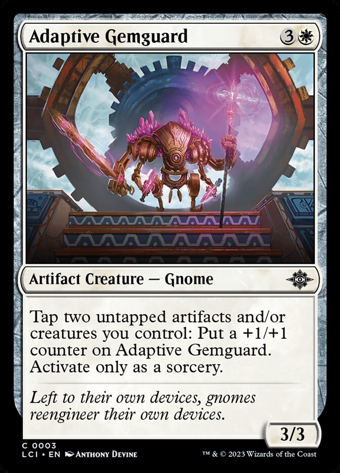 Adaptive Gemguard card front