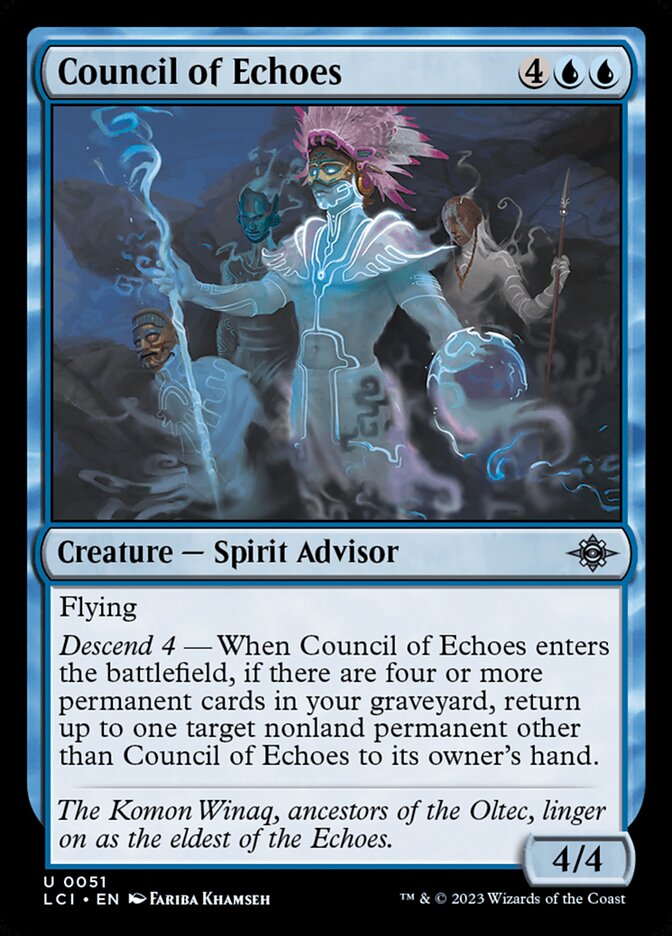 Council of Echoes card front