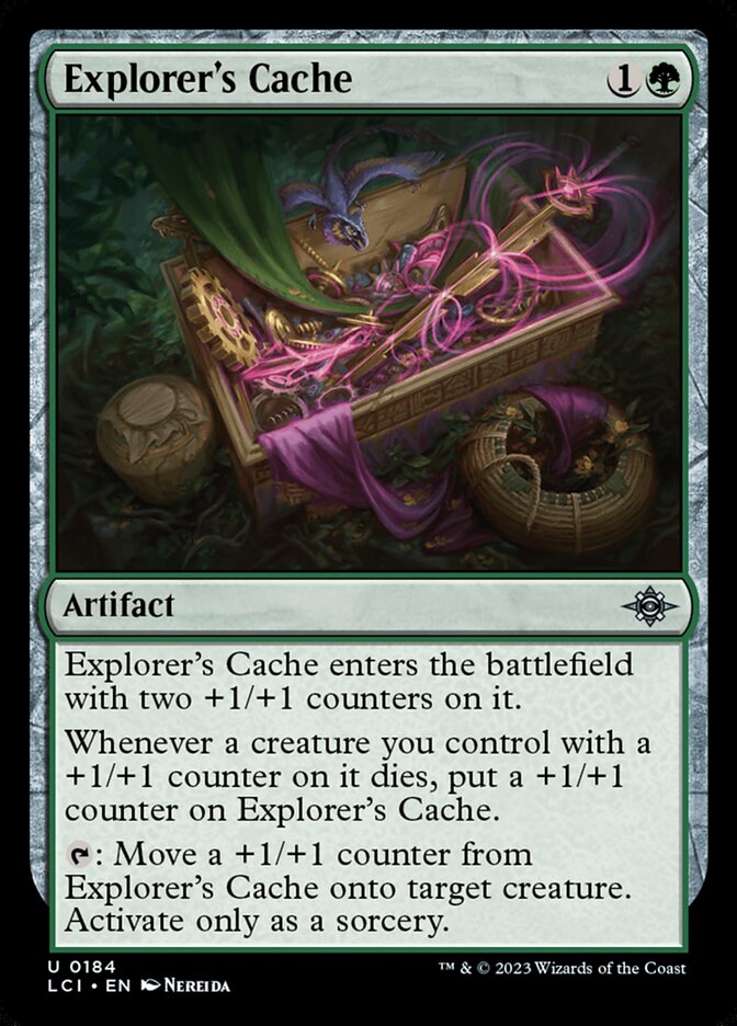Explorer's Cache card front