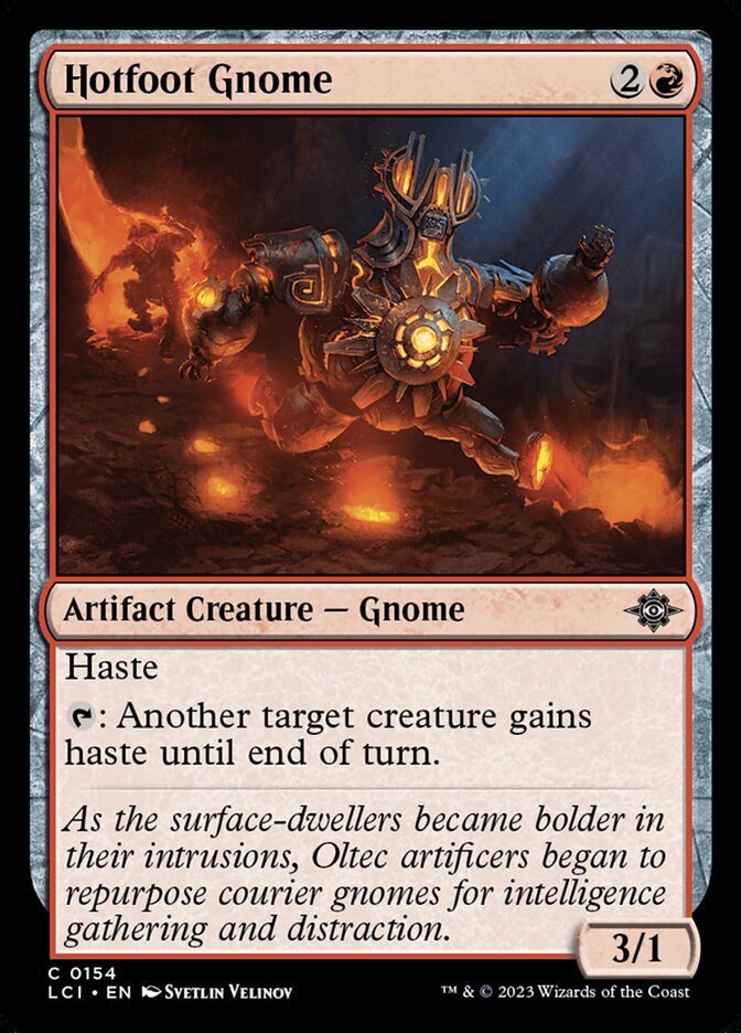 Hotfoot Gnome card front