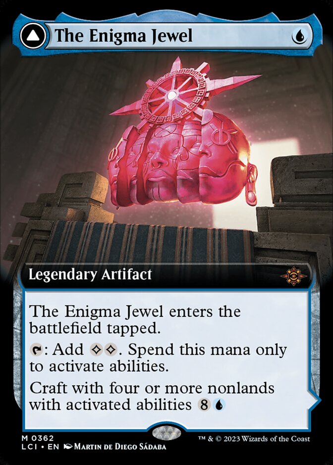 The Enigma Jewel card front