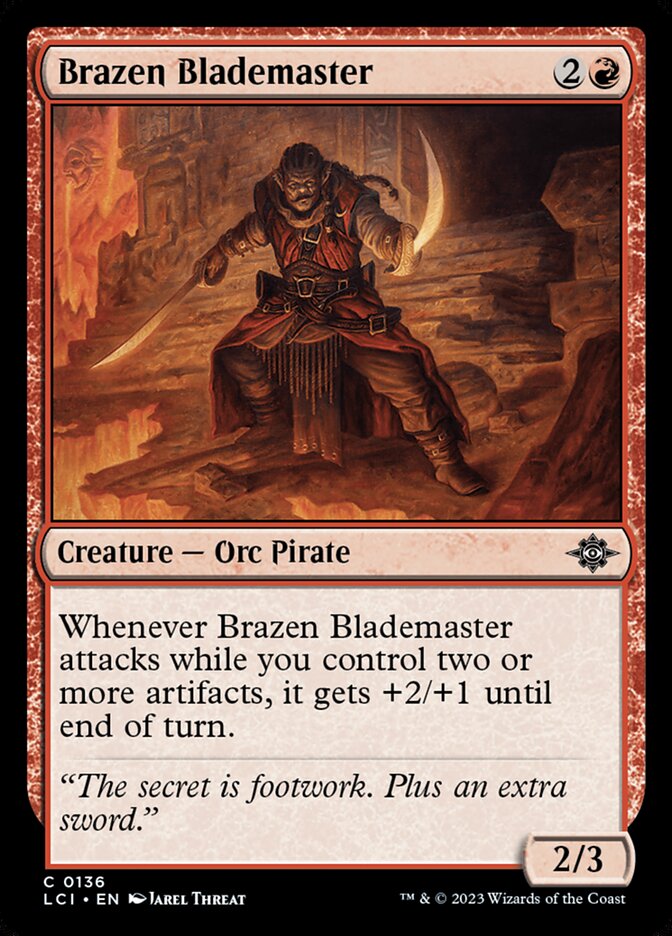 Brazen Blademaster card front