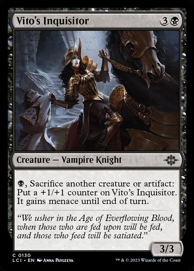 Vito's Inquisitor card front