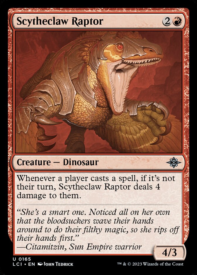 Scytheclaw Raptor card front