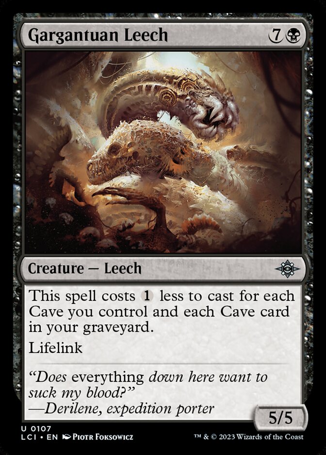Gargantuan Leech card front