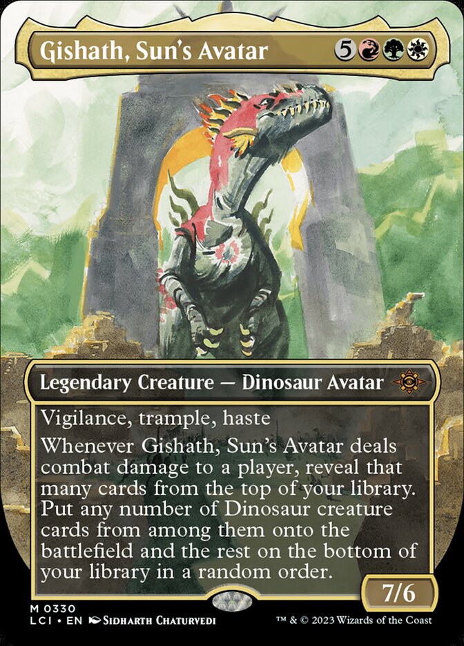Gishath, Sun's Avatar card front