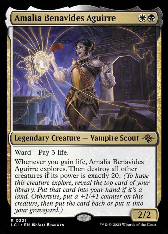 Amalia Benavides Aguirre card front