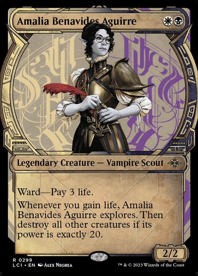 Amalia Benavides Aguirre card front