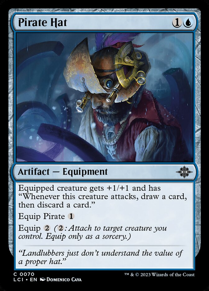 Pirate Hat card front