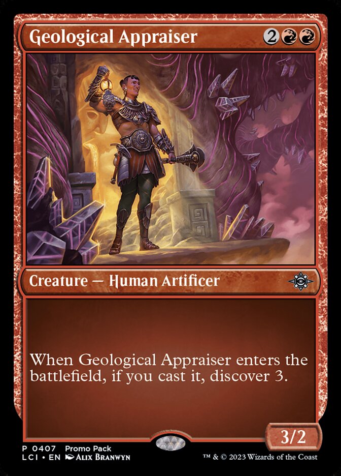 Geological Appraiser card front