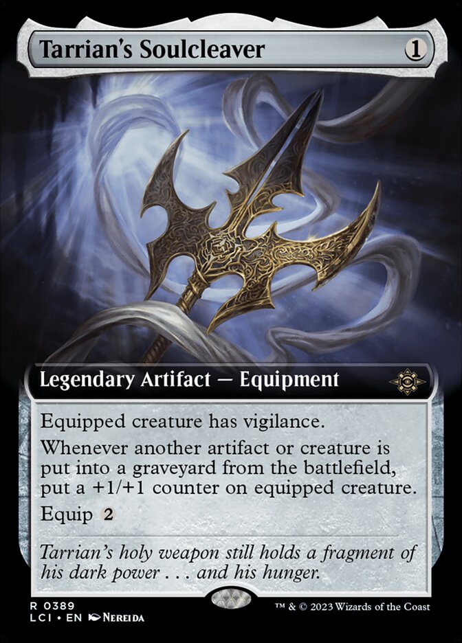 Tarrian's Soulcleaver card front