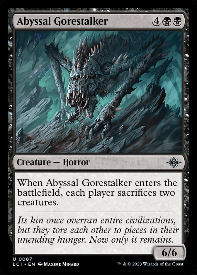 Abyssal Gorestalker card front