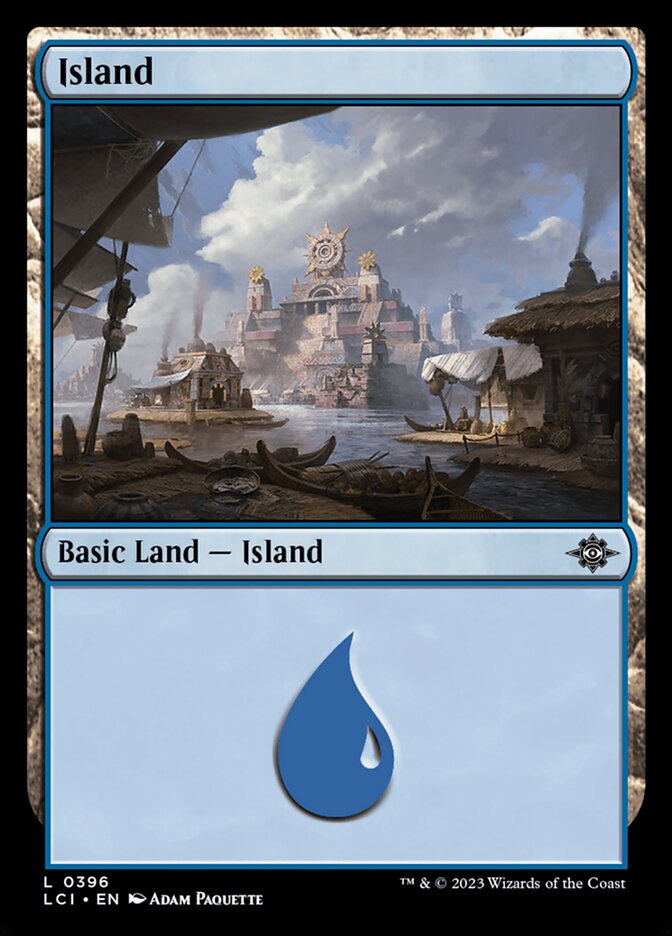 Island card front