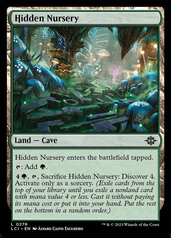 Hidden Nursery card front