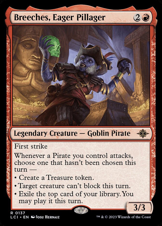 Breeches, Eager Pillager card front