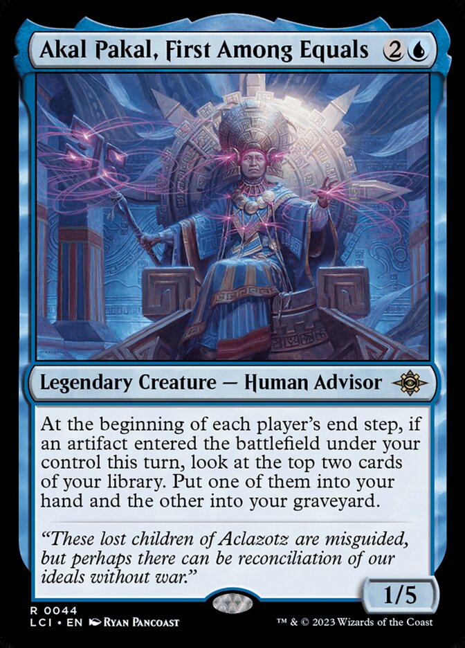 Akal Pakal, First Among Equals card front