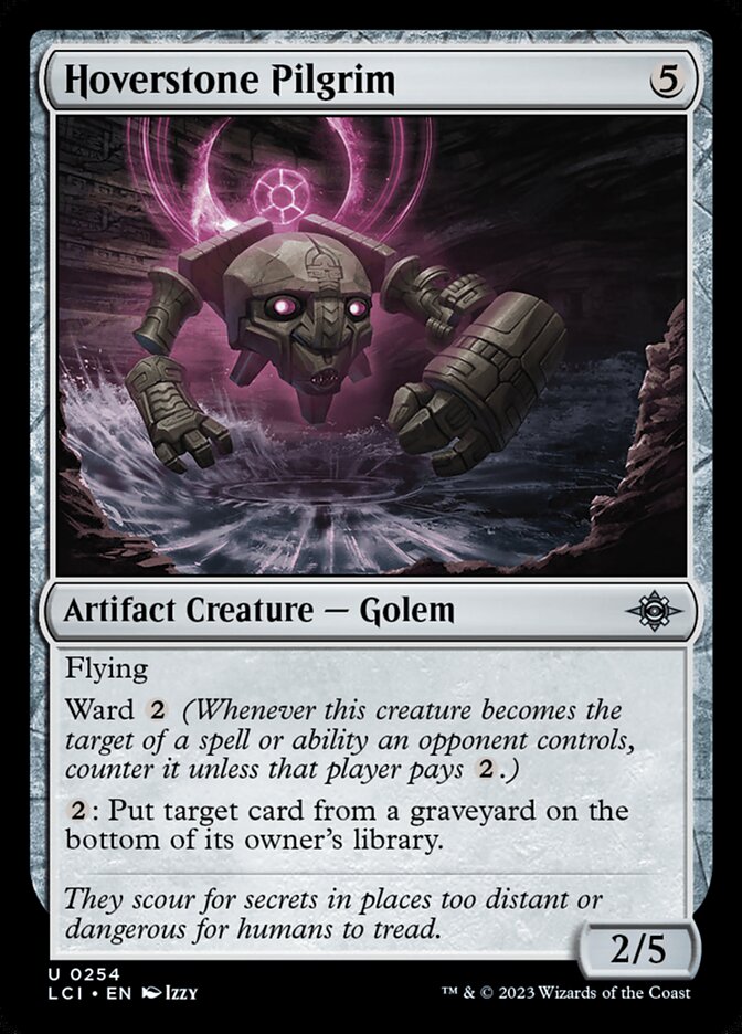 Hoverstone Pilgrim card front