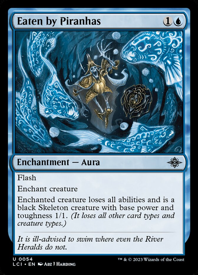 Eaten by Piranhas card front