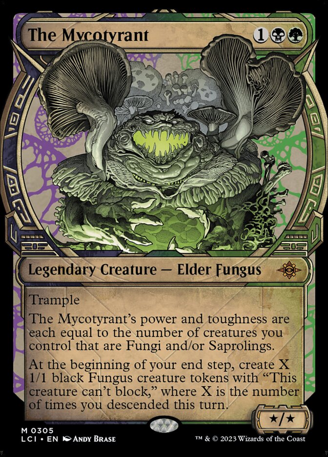 The Mycotyrant card front